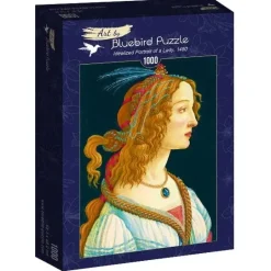 Bluebird Puzzle: Botticelli - Idealized Portrait of a Lady, 1480 (1000)