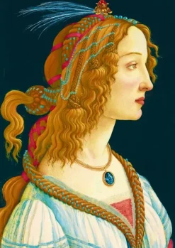 Bluebird Puzzle: Botticelli - Idealized Portrait of a Lady, 1480 (1000)