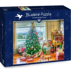 Bluebird Puzzle: Christmas at Home (500)