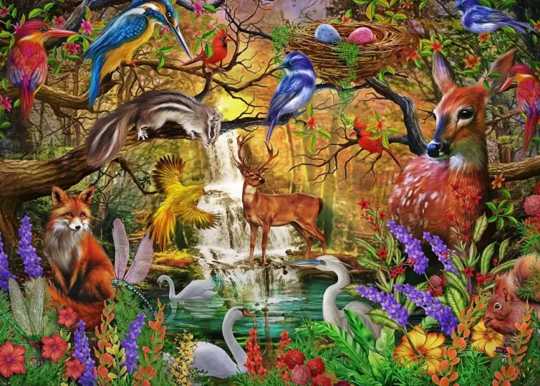 Bluebird Puzzle: Ciro Marchetti - Golden Forest (500)