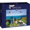 Bluebird Puzzle: Claude Monet - Garden at Sainte-Adresse, 1867 (1000)