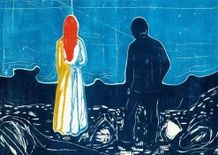 Bluebird Puzzle: Edvard Munch - Two People, The Lonely Ones, 1899 (1000)