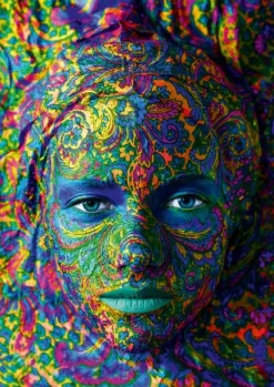 Bluebird Puzzle: Face Art - Portrait of Woman (1000)