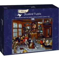 Bluebird Puzzle: Hieronymus Franken Iicirca - The Archdukes Albert and Isabella Visiting a Collector's Cabinet, 1623 (1000)