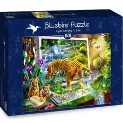 Bluebird Puzzle: Jan Patrik Krasny - Tiger Coming to Life (1500)