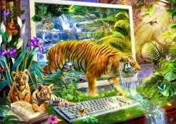 Bluebird Puzzle: Jan Patrik Krasny - Tiger Coming to Life (1500)