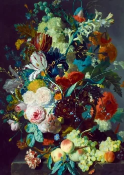 Bluebird Puzzle: Jan Van Huysum - Still Life with Flowers and Fruit, 1715 (1000)