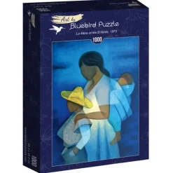 Bluebird Puzzle: Louis Toffoli - La Mere et Les Enfants, 1973 (1000)
