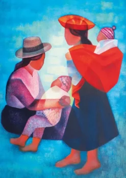 Bluebird Puzzle: Louis Toffoli - Famille Péruvienne, 1986 (1000)