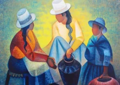 Bluebird Puzzle: Louis Toffoli - Femmes à la Potiche Bleue, 1977 (1000)