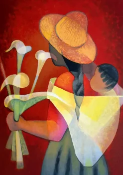 Bluebird Puzzle: Louis Toffoli - La Vendeuse d'Arums, 1996 (1000)