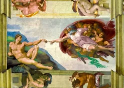 Bluebird Puzzle: Michelangelo - The Creation of Adam, 1511 (1000)