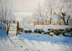 Bluebird Puzzle: Monet - The Magpie, 1869 (1000)