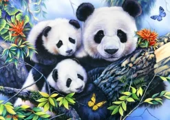 Bluebird Puzzle: Panda Family (1000)