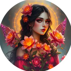 Bluebird Puzzle: Round - Mysterious Beauty (501)