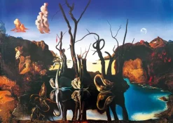 Bluebird Puzzle: Salvador Dali - Swans Reflecting Elephants, 1937 (1000)