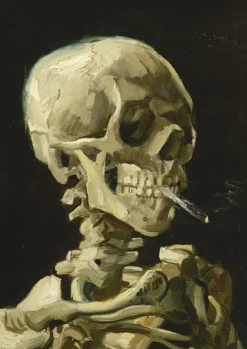 Bluebird Puzzle: Vincent Van Gogh - Head of a Skeleton with a Burning Cigarette, 1886 (1000)