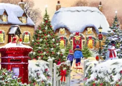 Bluebird Puzzle: Winter Cottage (1000)