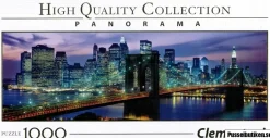 Clementoni: Panorama - New York - Brooklyn Bridge (1000)
