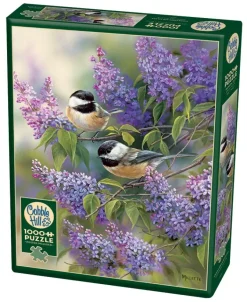 Cobble Hill: Chickadees and Lilacs (1000)