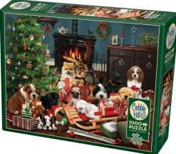 Cobble Hill: Christmas Puppies (1000)