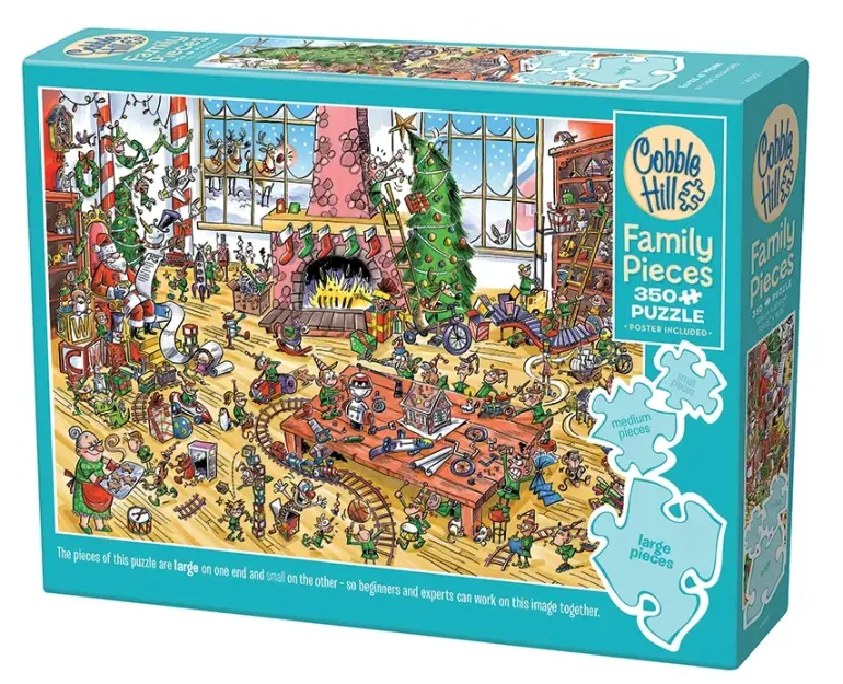 Cobble Hill: Family Pieces - Doodle Town, Elves at Work (350)