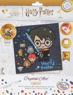 Craft Buddy: Crystal Card Kit - Harry Potter Family