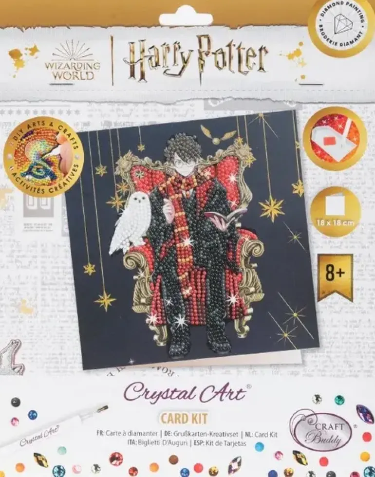 Craft Buddy: Crystal Card Kit - Harry and Hedwig