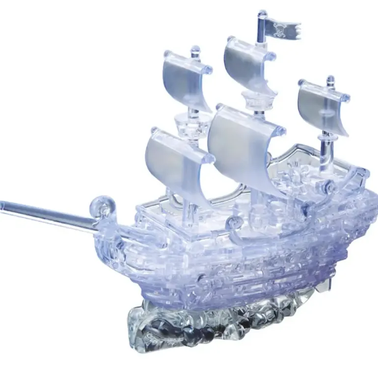 Crystal Puzzle: Pirate Ship - Clear UV (101)