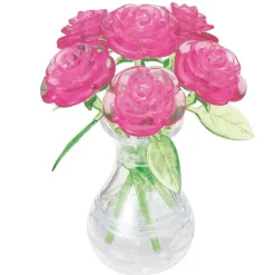 Crystal Puzzle: Six Roses - Pink (47)