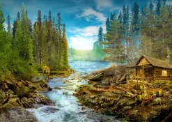 Enjoy: A Log Cabin by the Rapids (1000)