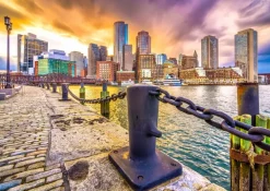 Enjoy: Boston Harbor at Dusk, USA (1000)
