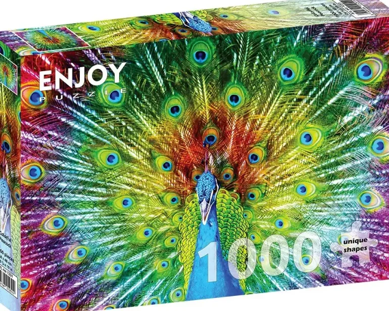 Enjoy: Colorful Peacock (1000)