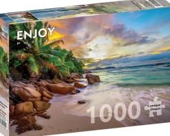 Enjoy: Seychelles Beach at Sunset (1000)