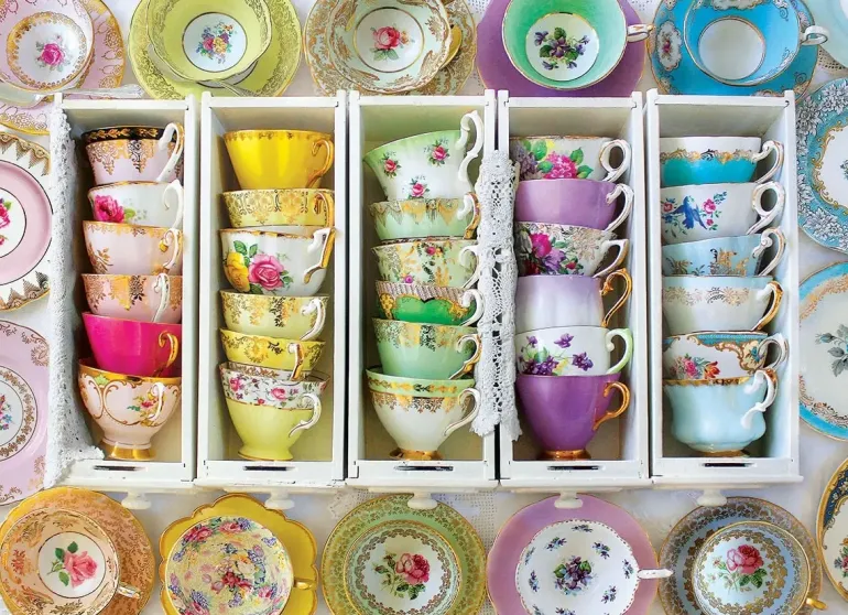 EuroGraphics: Colorful Tea Cups (1000)
