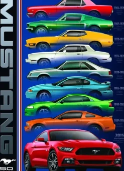 EuroGraphics: Ford Mustang - 50 Years (1000)