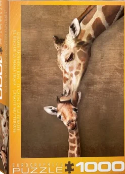 EuroGraphics: Giraffe Mother's Kiss (1000)