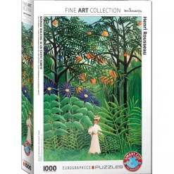 EuroGraphics: Henri Rousseau - Woman Walking in Exotic Forest (1000)