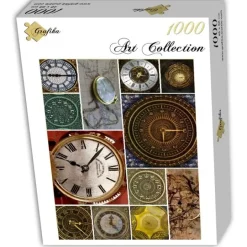 Grafika: Art Collection - Collages, Clocks (1000)