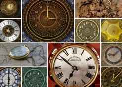 Grafika: Art Collection - Collages, Clocks (1000)