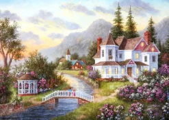 Grafika: Dennis Lewan - Angels of the Evening (1000)