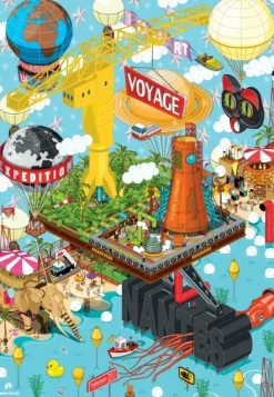 Grafika: Nantes - Grue Titan (1000)