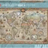 Heye: Map Art - Retro World (1000)