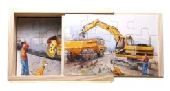 Hjelm Förlag: Mulle Meck - Vägmaskiner (4 x 12)