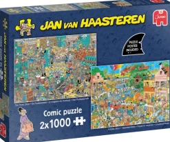 Jan Van Haasteren: 2 x 1000 (The Music Shop, Holiday Jitters)