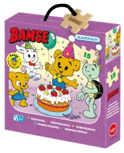 Kärnan: Träpussel - Bamse Kalasmotiv (15)