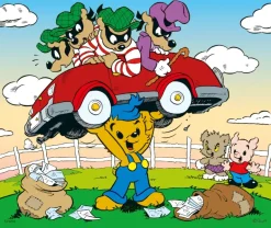 Kärnan: Träpussel - Bamse Skurkpussel (30)