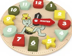 Kärnan: Träpussel - Skalmans Mat- och Sovklocka (12)