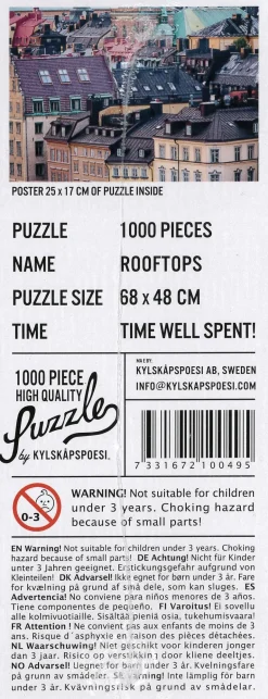 Kylskåpspoesi: Rooftops (1000)