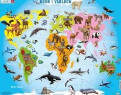Larsen: Rampussel - Karta, Djur i Världen (28)